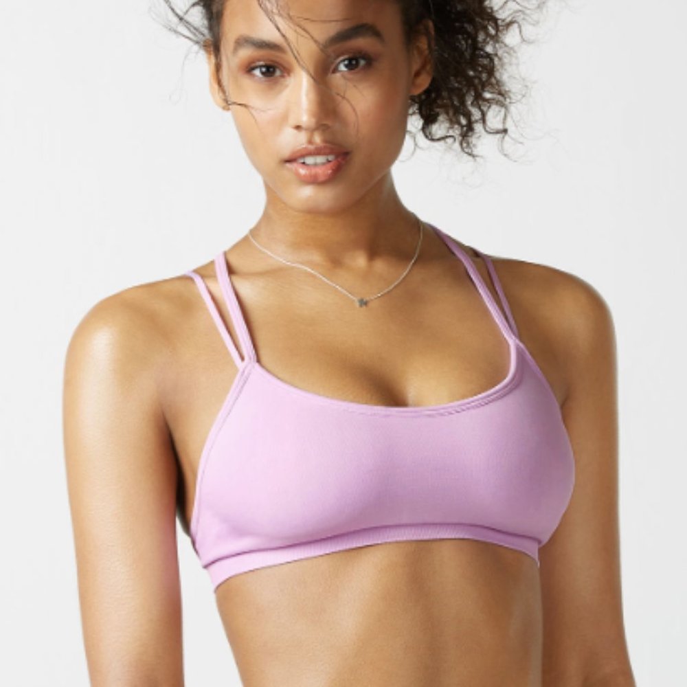 Lilac Fabletics Dash Seamless Bra II